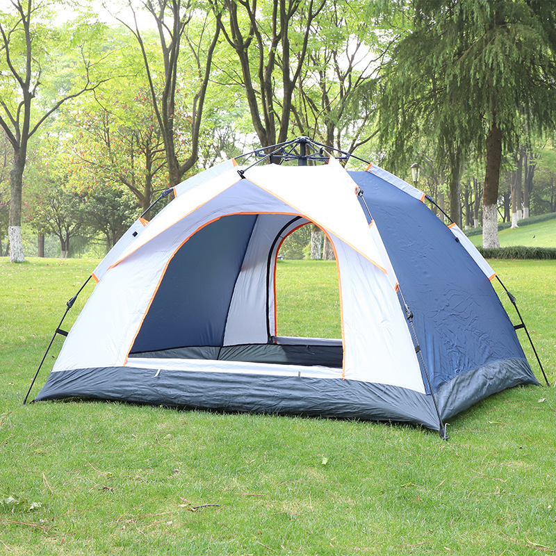 Cheap Goat Tents New outdoor tent automatic family camping equipment couple camping double single layer tent